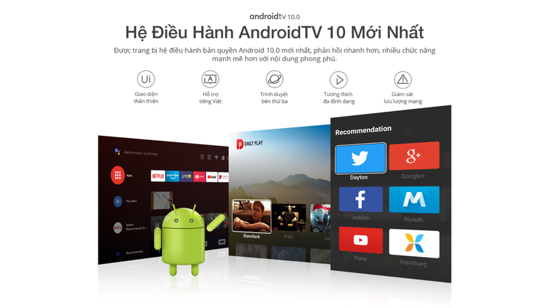 SUC7550 - TV thông minh dùng hệ điều hành Android 10