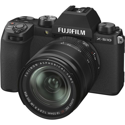 Máy ảnh Fujifilm X-S10 (Black) + Lens XF 18-55mm F/2.8-4 | Chính hãng