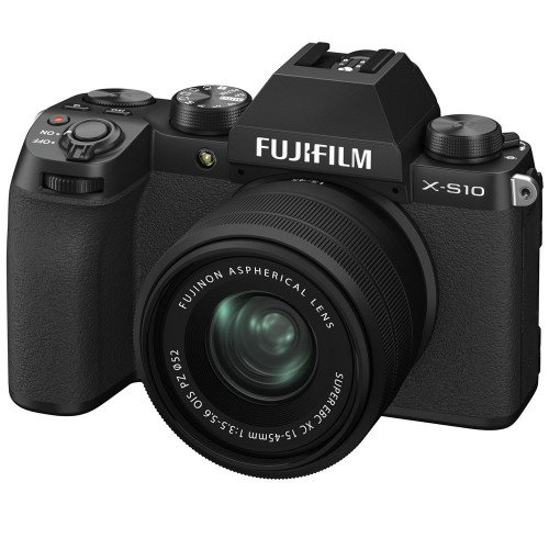 Máy ảnh Fujifilm X-S10 (Black) + Lens XC 15-45mm F/3.5-5.6 | Chính hãng
